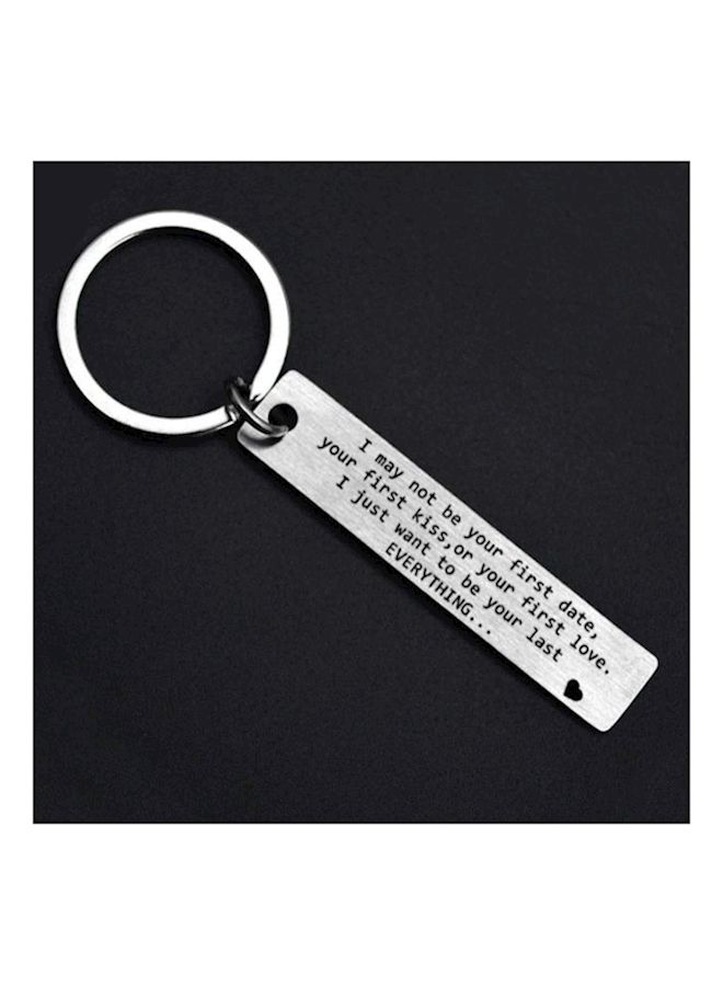 Loquat Quoted Key Chain Silver - Image 3