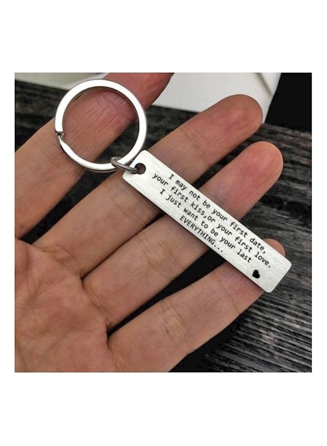 Loquat Quoted Key Chain Silver - Image 4