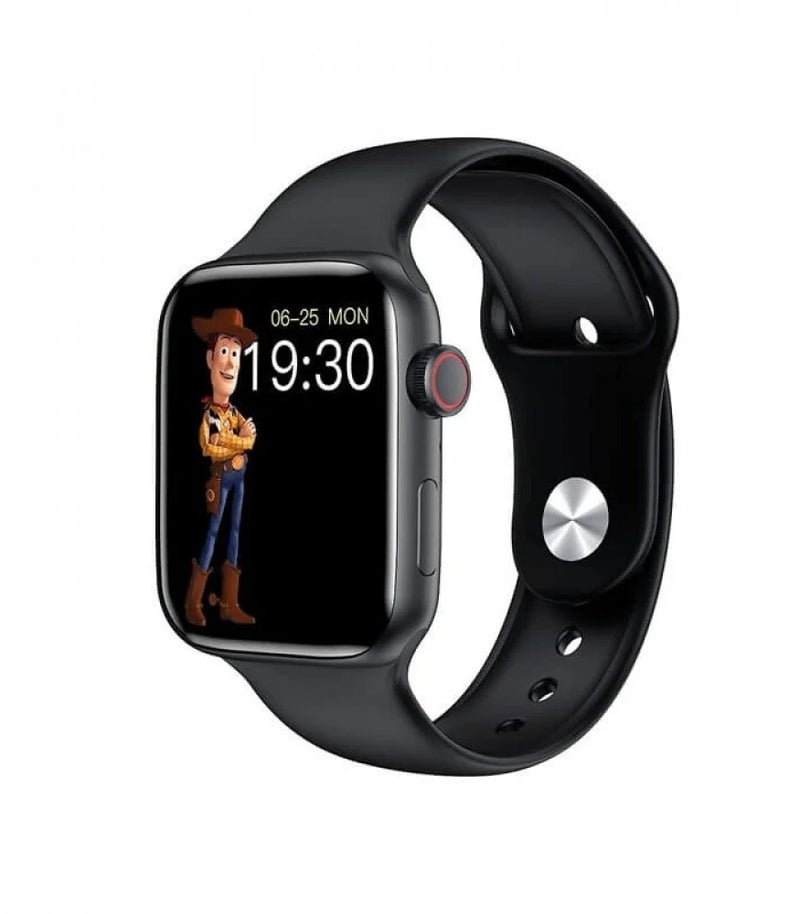 Series 5 Smart Watch 44mm | Bluetooth calls + health monitoring + waterproof sports watch + long-lasting battery | Compatible with iPhone and Android – black - Image 1
