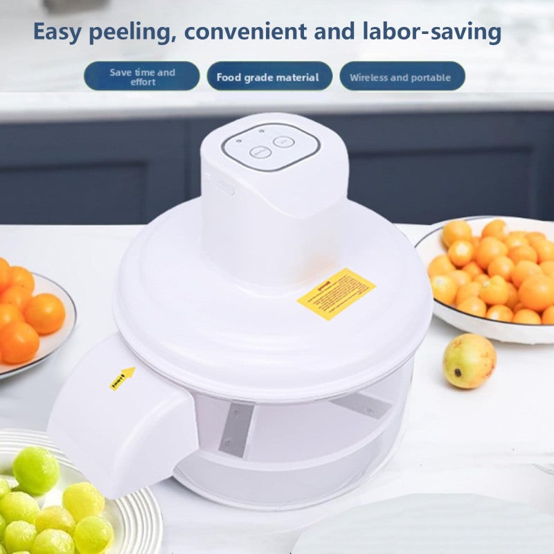 Electric Grape Peeler 200mm Stainless Steel Blade 50W Brushless Motor Efficient Peeling - Precise Waste-reducing Peeling Automatic Fruit Peeler for Home Commercial Camping Gatherings - Image 2
