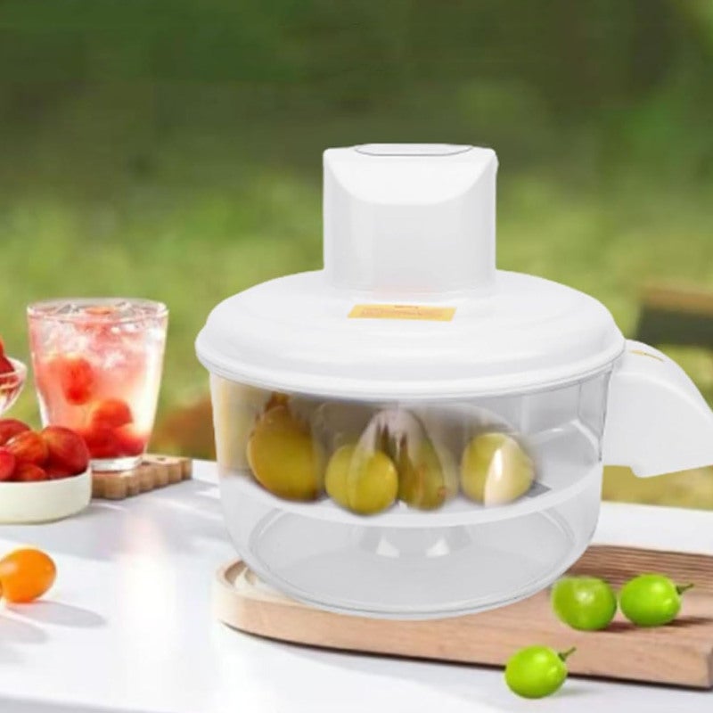 Electric Grape Peeler 200mm Stainless Steel Blade 50W Brushless Motor Efficient Peeling - Precise Waste-reducing Peeling Automatic Fruit Peeler for Home Commercial Camping Gatherings - Image 4