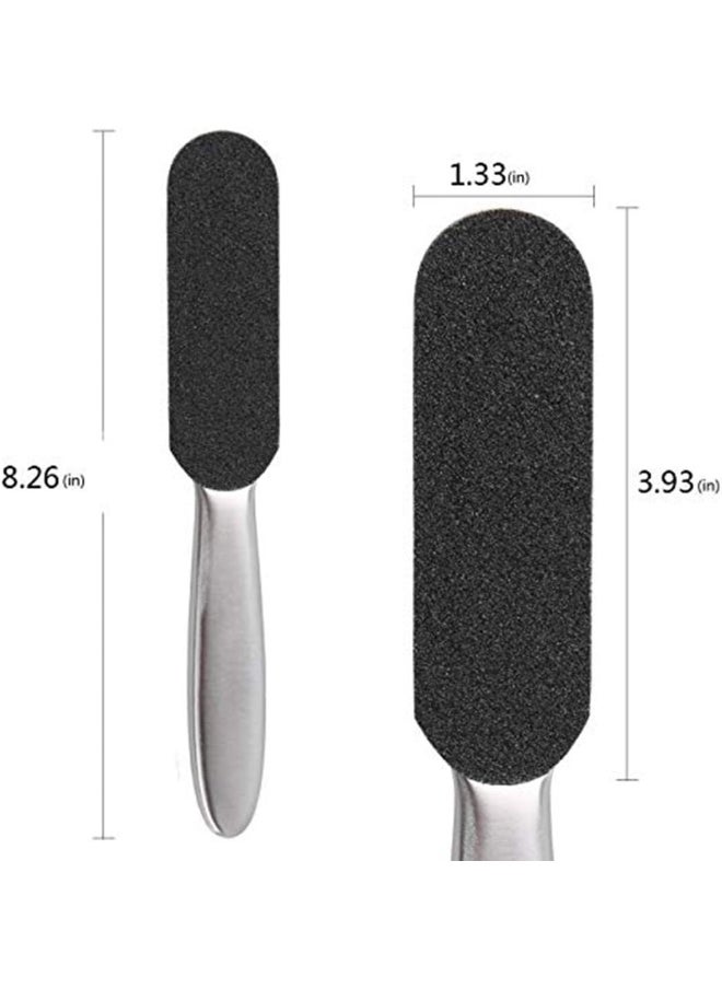 SHOWAY Foot File Callus Remover for Feet, Foot Scrubber Foot Grater Scrub Double Sided Professional Pedicure Kits Tools for Hard Dead Skin Cracked Heel  - Image 2