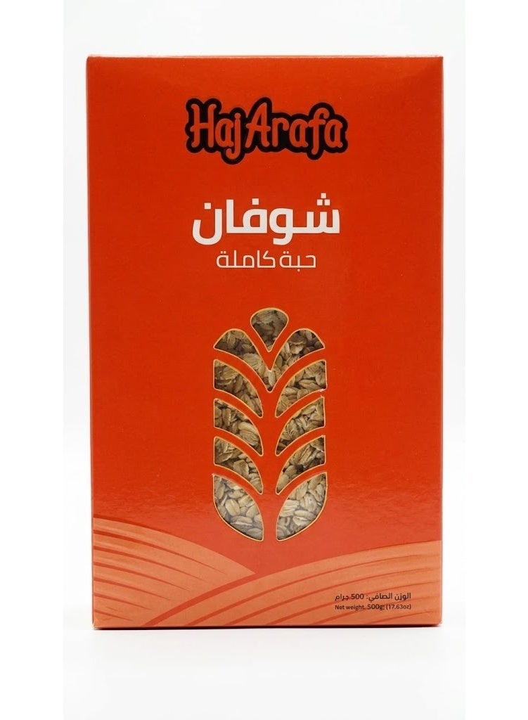 سعر ومواصفات حاج عرفة شوفان كامل الحبة 500 غرام (Z6E7776360B944DDBD50EZ) على Noon EG