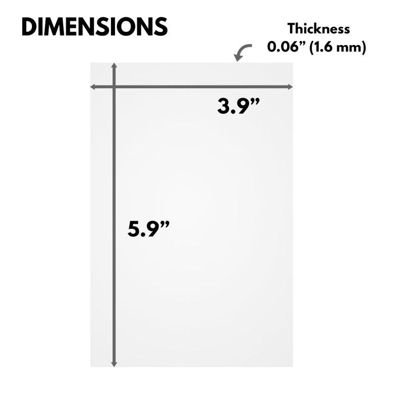 ميفلين Mifflin-USA Picture Frame Frame Prape Glass Presenting (4 × 6 بوصة بلورية واضحة 3 حزمة) - Image 2