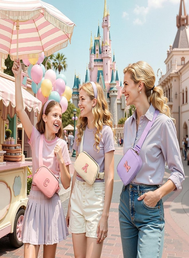 ميباسيس حقيبة خصر من ميباسيز للبنات، هدية مثالية لأعياد ميلاد الفتيات المراهقات من 4 إلى 13 عامًا - تصميم أنيق وعصري - لون كريمي - Image 4