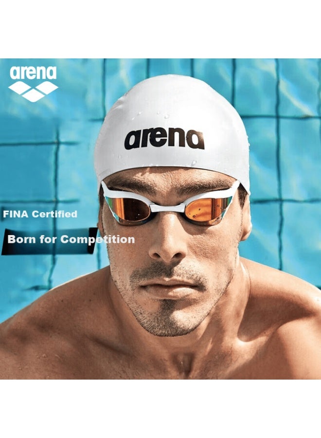 Arena Cobra Imported Racing Coated Waterproof Hd Anti-fog Professional Training Swim Goggles Fina Certified - Image 1