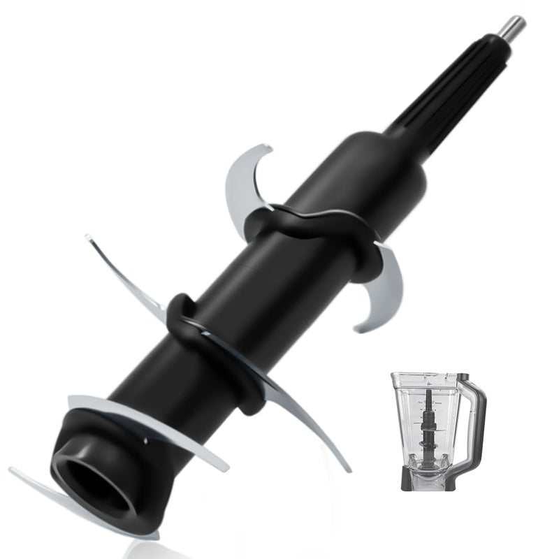 WARDFYT Blender 6-Blade Replacement Compatible with Ninja 72 oz Pitcher, Replacement 6-Stacked Blade for the Ninja Professional Blender BL610 BL740 BL660 BL663 BL710WM CO610B CT610, Stainess Steel - Image 1