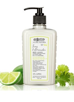 C. O. Bigelow C.O. Bigelow Lime Coriander Body Lotion for Women and Men, Village Perfumer Lotion with Olive Oil, Borage Oil, and Aloe Vera Concentrate, 10 fl oz  - Image 1