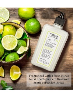 C. O. Bigelow C.O. Bigelow Lime Coriander Body Lotion for Women and Men, Village Perfumer Lotion with Olive Oil, Borage Oil, and Aloe Vera Concentrate, 10 fl oz  - Image 4