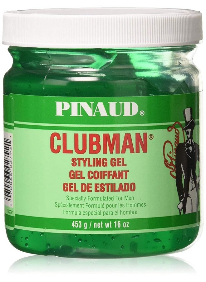 Clubman Lubman Style Gel Men'S 16Oz Jar (6 Pack) - Image 3