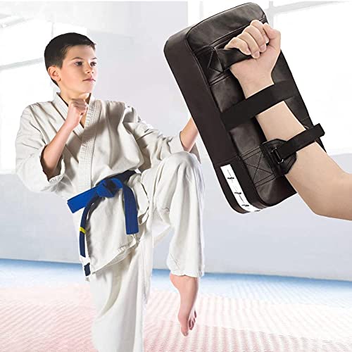 LuiceABC One Karate Taekwondo Boxing Kick Punch Adjustable Soft Shield Durable Training Pad for Boxing, Training and Protecting Your Palm, Wrist and Decreasing The Shock (Red) - Image 2