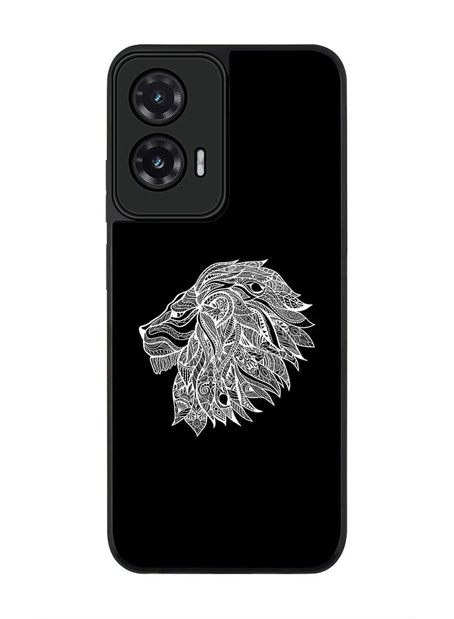 Stylizedd For Motorola Moto G35 Case,Slim fit Camera Protection, Shockproof Thin Phone cover  - Lion Abstract