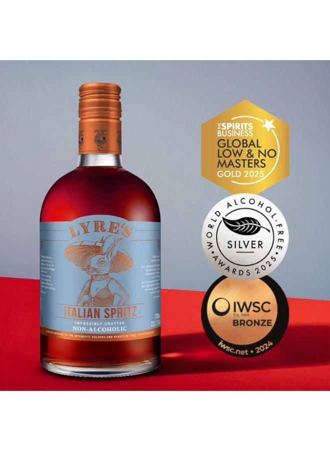 LYRE'S Italian Spritz 700ml – Premium Non-Alcoholic Aperitif with Citrus & Bittersweet Orange Flavor - Image 3
