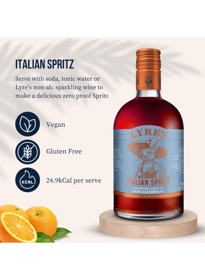 LYRE'S Italian Spritz 700ml – Premium Non-Alcoholic Aperitif with Citrus & Bittersweet Orange Flavor - Image 4