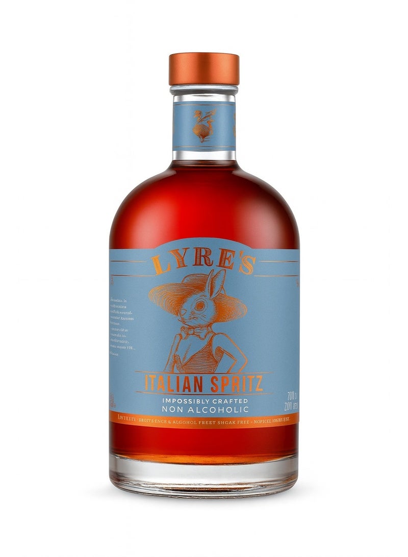 LYRE'S Italian Spritz 700ml – Premium Non-Alcoholic Aperitif with Citrus & Bittersweet Orange Flavor - Image 1