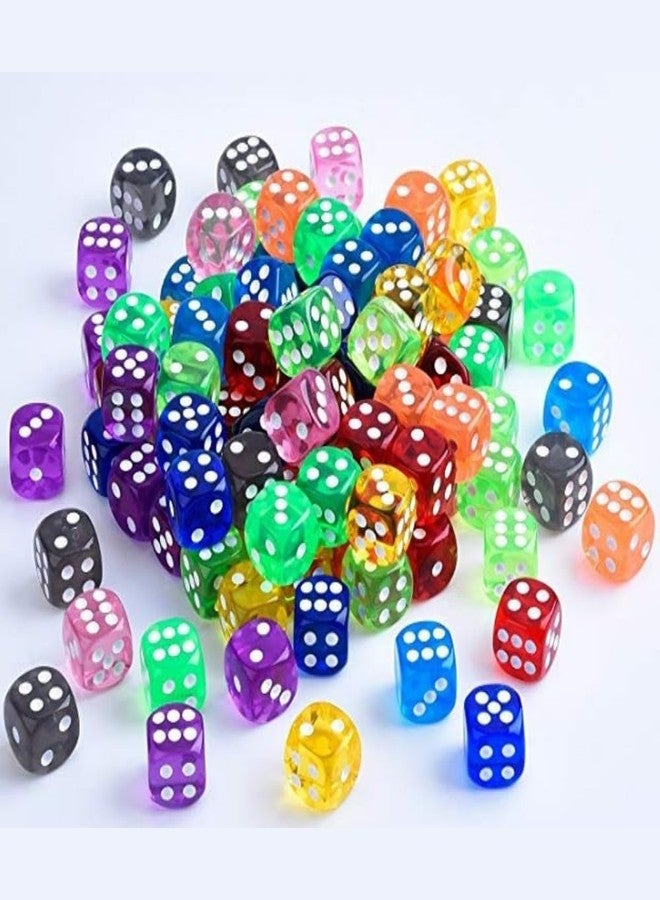 Zenarao 10 Pcs Green 6-Sided Dice Set | 19mm Bulk Board Game Dice, Math Learning and Classroom Standard Dotted Game Dice - Image 5
