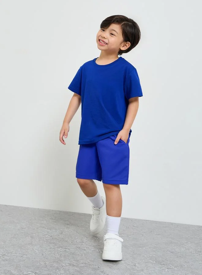 ستايلي Boys Cotton Sports Jersey Shorts with Side Pocket