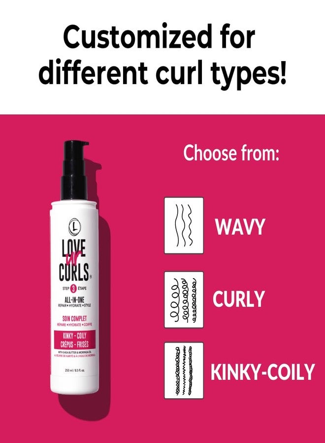 Love Ur Curls - Kinky Coily All in One Curl Cream Styler, Curling Cream for Curly Hair, Repair, Define, Hydrate & Style with Shea Butter, 250mL - Image 4