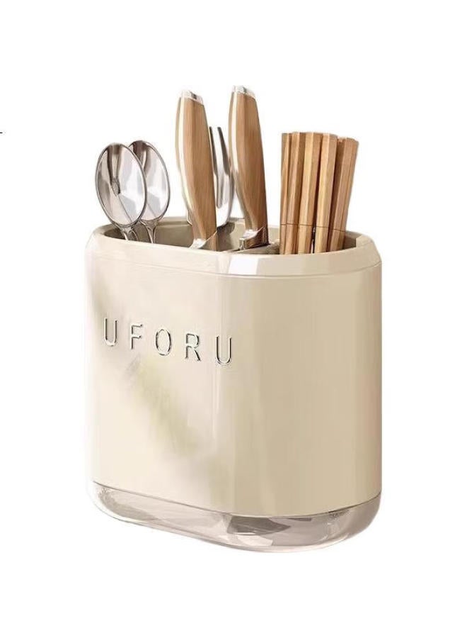 Muya Chopstick Storage Box, Wall-Mounted Kitchen Organizer, No Drilling Required, Knife Holder, Chopstick Cage, Integrated Storage Rack - Image 2