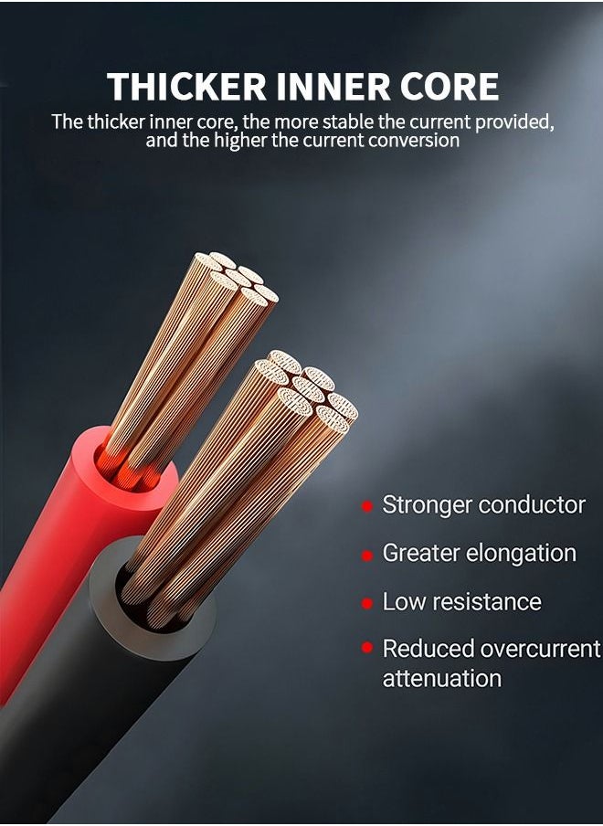 GROIC - Jumper Cables for Car Battery,Auto Heavy Duty Jumper Cables 2000AMP,Heavy Duty Automotive Booster Cables for Jump Starting Dead or Weak Batteries with Safety Gloves - Image 1