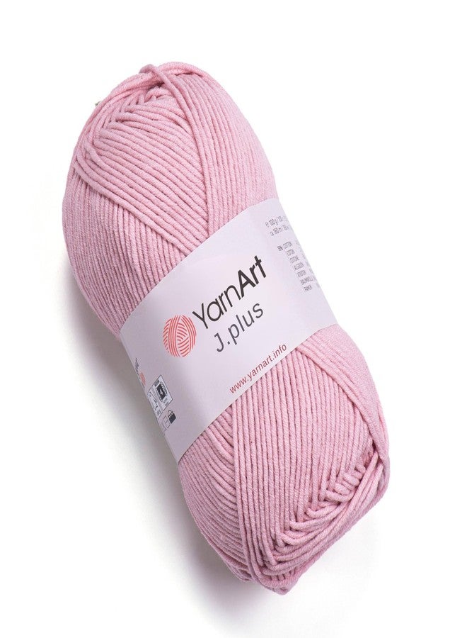 YarnArt J.Plus Cotton Blend Yarn - Knitting & Crochetting Soft Baby Yarn 55% Cotton 45% Acrylic, 100 g (3.5 oz), 160 m (174 yds), Weight : 4, (1 Skein)