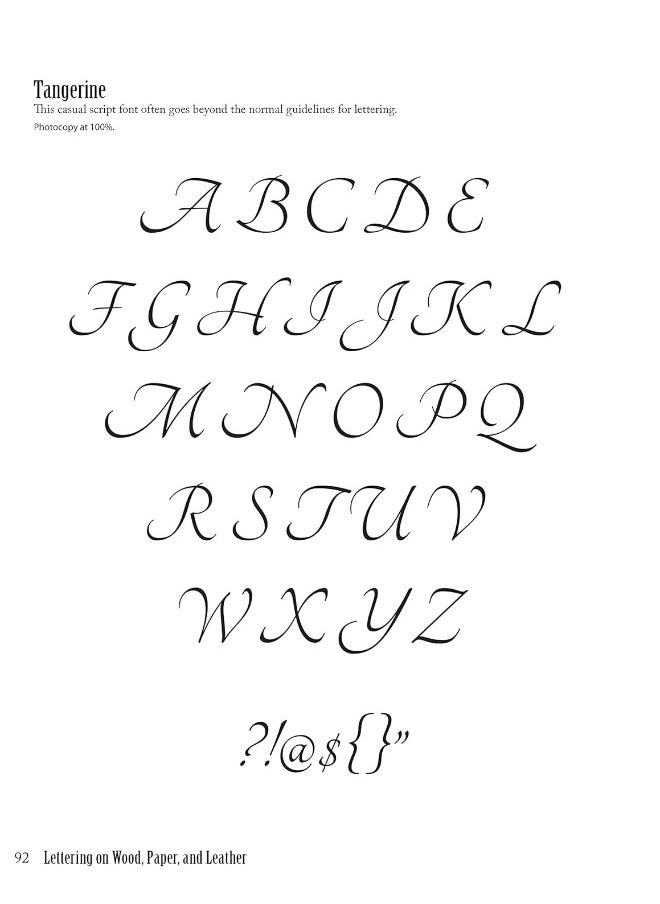 null - Lettering on Wood, Paper, and Leather: A Pyrography Workbook - Image 1
