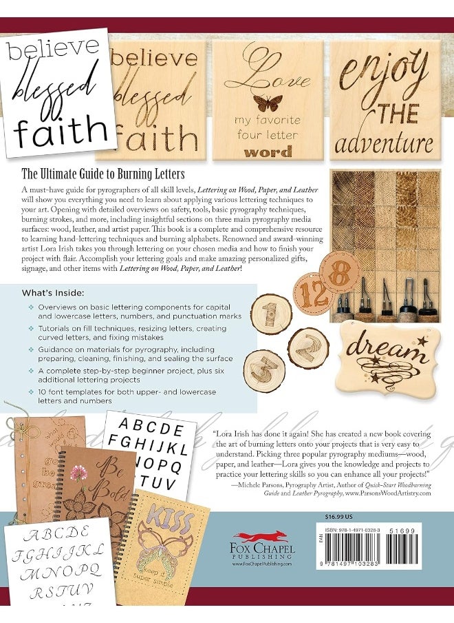 null - Lettering on Wood, Paper, and Leather: A Pyrography Workbook - Image 1