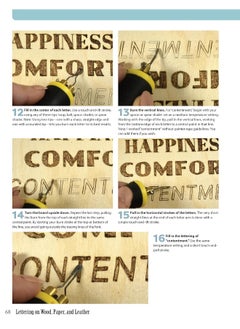 Lettering on Wood, Paper, and Leather: A Pyrography Workbook  - Image 5