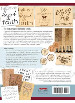 Lettering on Wood, Paper, and Leather: A Pyrography Workbook  - Image 2