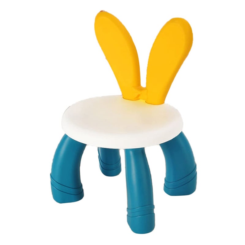 Non Skid Plastic Rabbit Ears Toddler Stool Bench Footrest For Boys And Girls - Image 2