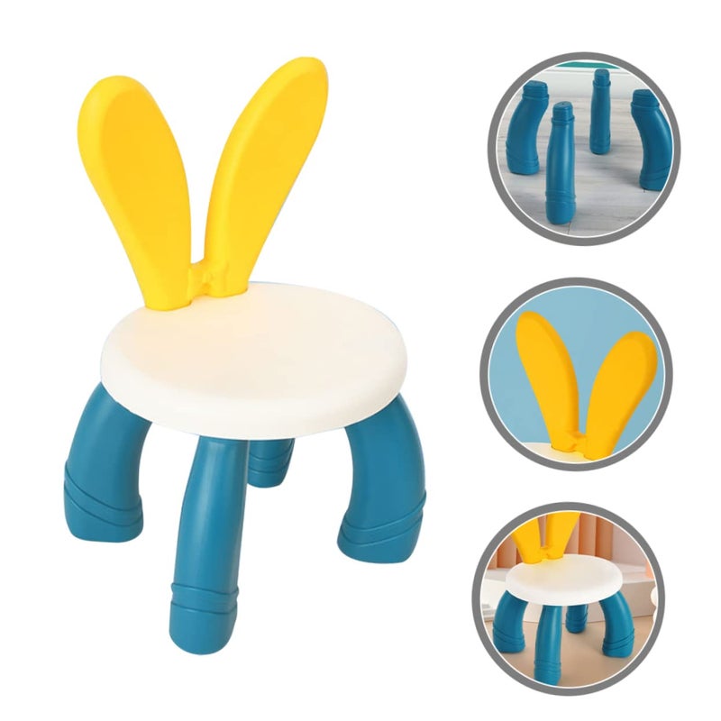 Non Skid Plastic Rabbit Ears Toddler Stool Bench Footrest For Boys And Girls - Image 5