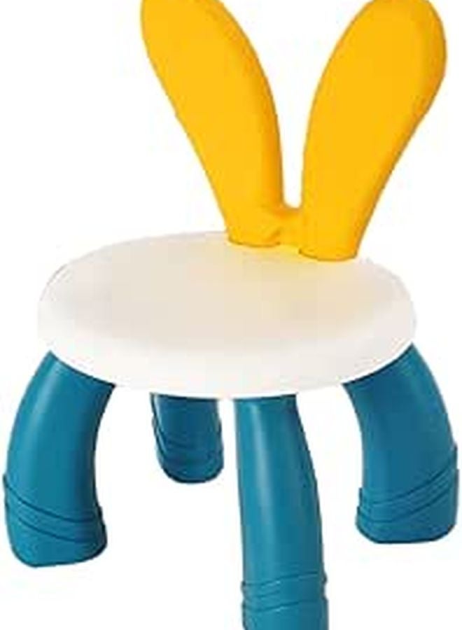 Non Skid Plastic Rabbit Ears Toddler Stool Bench Footrest For Boys And Girls - Image 1