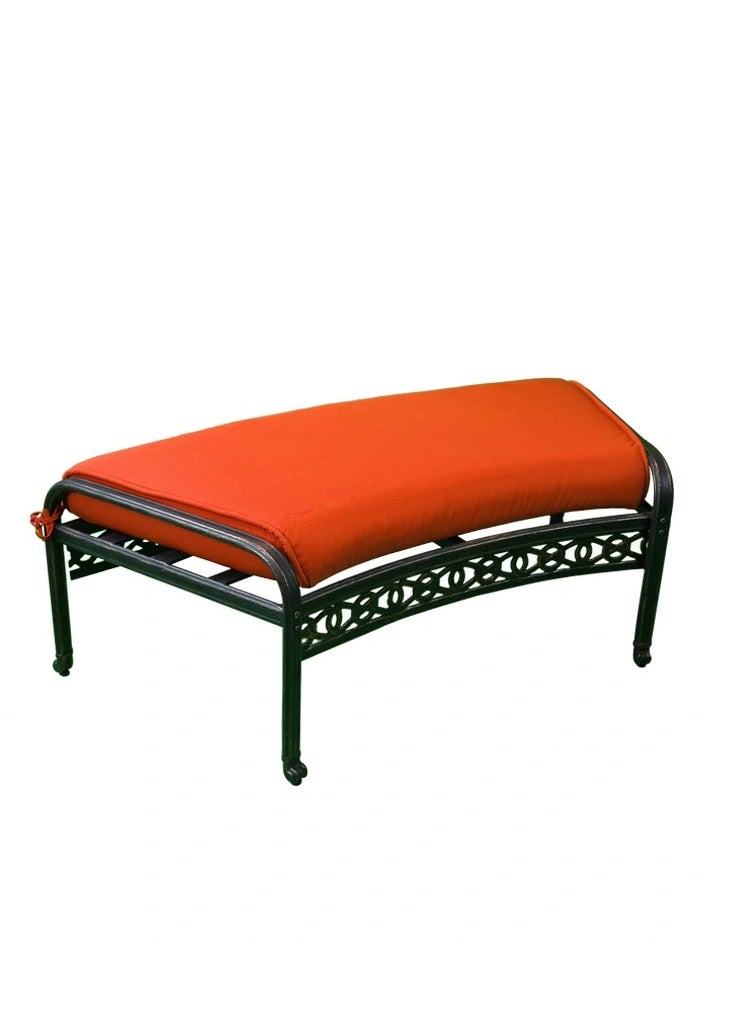 Schondor Furniture Puff | Semi Round | Outdoor Furniture | Made in Aluminum Cast | Patio | Garden | Backyard  - Image 1