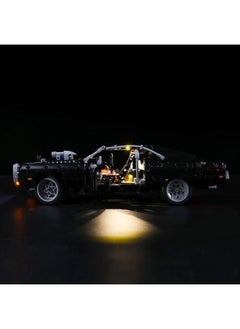 BRIKSMAX BRIKSMAX Led Lighting Kit for Technic Fast & Furious Domâ€™s Dodge Charger - Compatible with Lego 42111 Building Blocks Model- Not Include The Lego Set  - Image 3