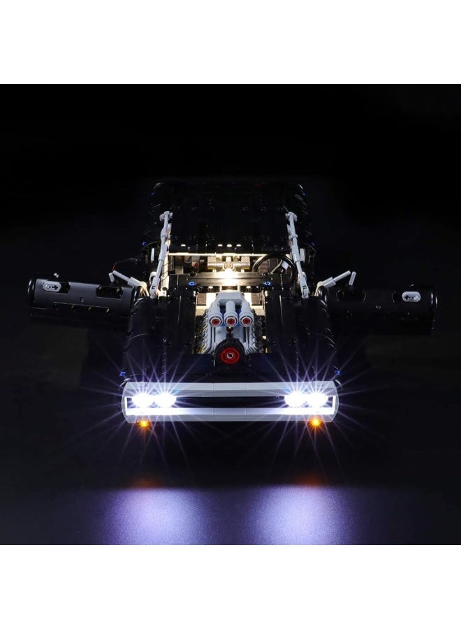 BRIKSMAX BRIKSMAX Led Lighting Kit for Technic Fast & Furious Domâ€™s Dodge Charger - Compatible with Lego 42111 Building Blocks Model- Not Include The Lego Set  - Image 2