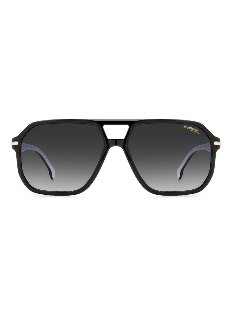 Carrera Men's Uv Protection Square Shape Acetate Sunglasses Carrera 302/S Grey 48 - Lens Size: 47.8 Mm - Str Blck S  - Image 3