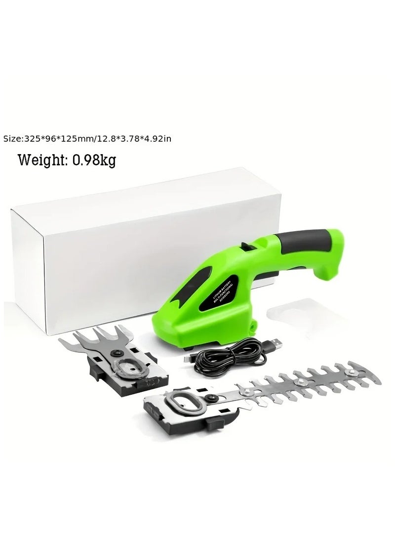 Generic 2-in-1 Electric Lawn Mower with Rechargeable Battery  - Image 1