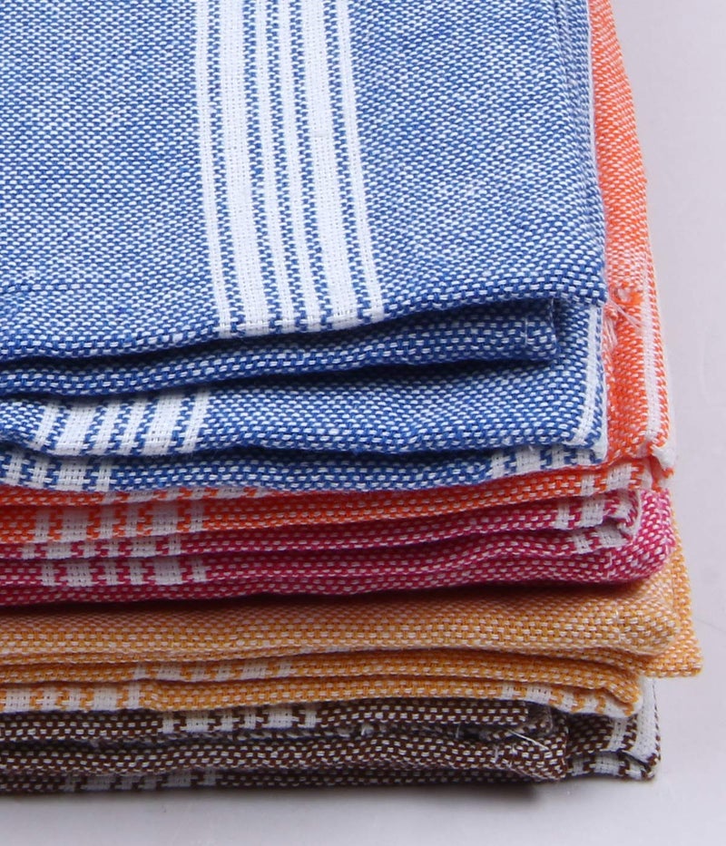 COMFORT WEAVE Cotton Bath Towels 250 GSM Multicolor(Set of 5, 31 X 62 Inch) - Image 2