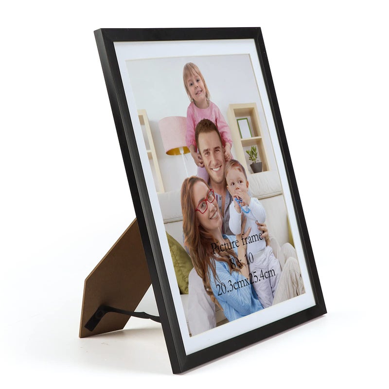 جيفت جاردن GiftGarden 8x10 إطار الصورة مع مجموعة حصيرة من 10 9x11 إطارات مُنحس إلى 8 × 10 صور أو 9 × 11 طباعة بدون إطارات معرض Multi Multi للجدار أو عرض الطاولة - Image 5