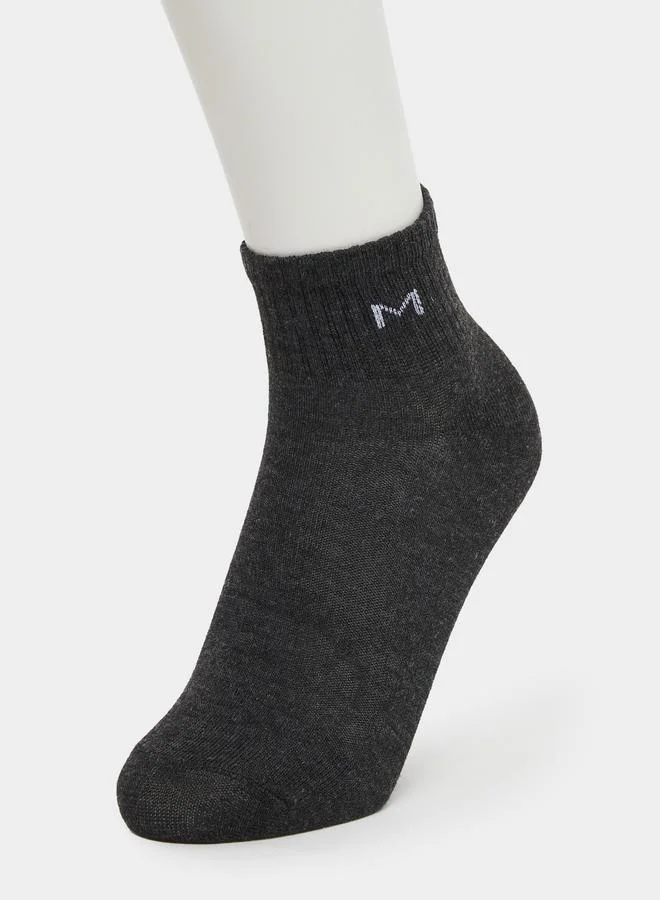 Styli Set of 3 - Ribbed Cuff Ankle Socks
