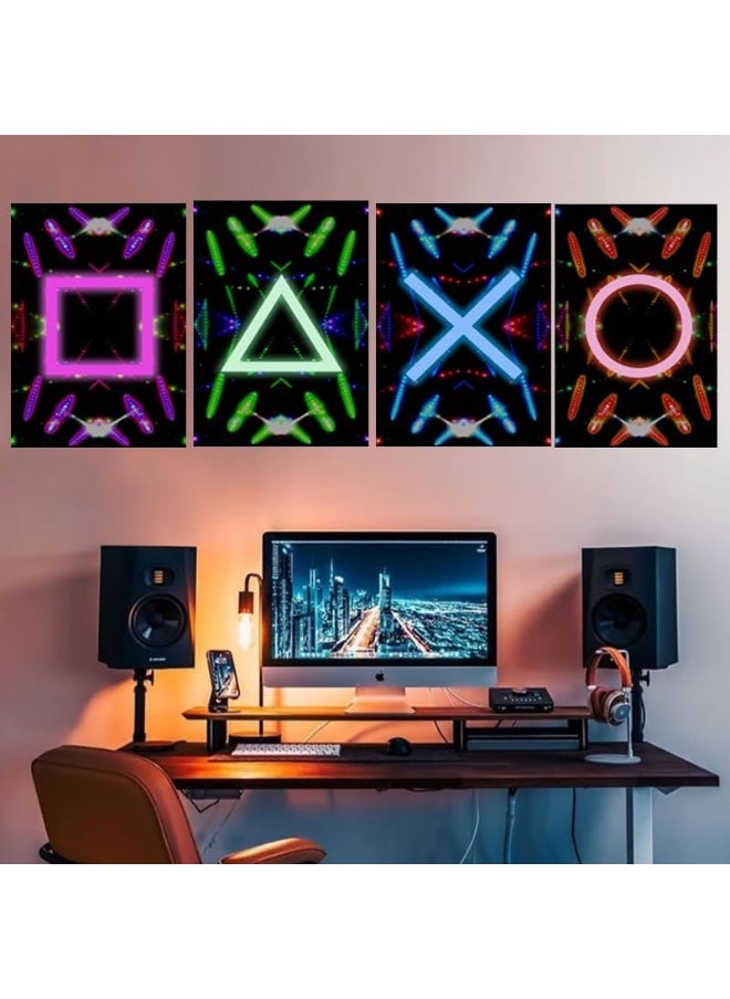 3D Wall Sticker Gamer 4 Pieces Gaming Wall Picture for Bedroom 30 x 45 cm Gamer Decoration Wall Decoration Gaming Wall Pictures Teenager's Room Boy Waterproof Wallpaper Can Be Used for Room Decoration - pzsku/Z6E7938415F6B88C42EA9Z/45/_/1738576960/322a6882-b5bc-4cec-9fbd-032f2ee05fbe