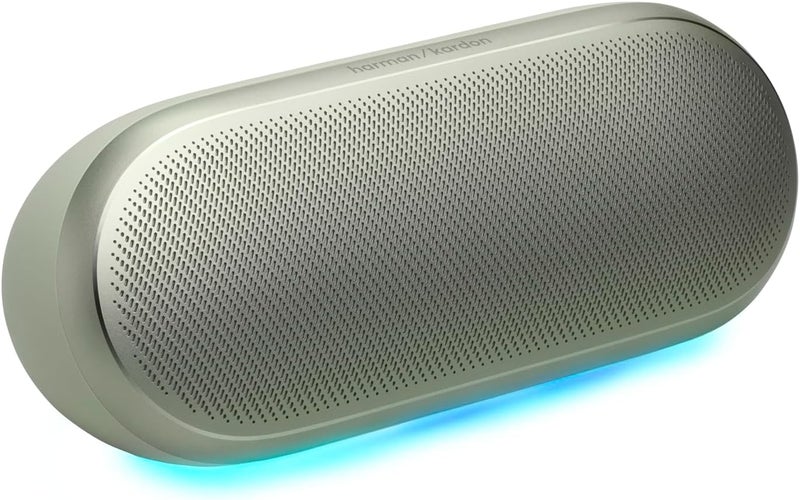 Harman Kardon Luna 2 Portable Bluetooth Speaker with AI Sound Boost, 12H Battery, IP67 Waterproof, Ambient Light, Auracast™ Multi-Speaker, Stereo Pairing, Deep Bass & Premium Aluminum Design HKLUNA2MITEU Mint - Image 4