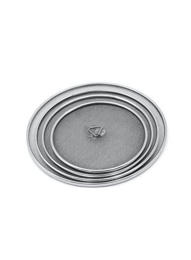 ROYALS غطاء ستانلس ستيل ثقيل من رويالز / أغطية / توبي، غطاء شبكة، غطاء وعاء، مجموعة من 4 قطع - Image 1