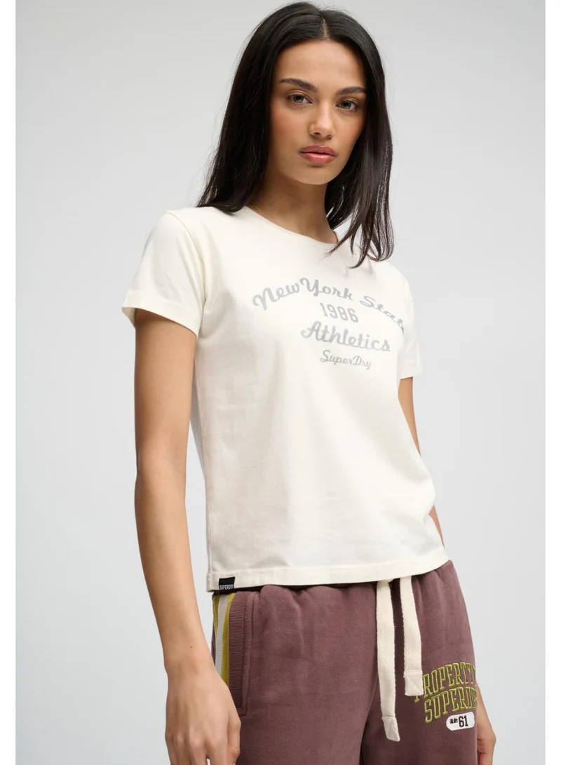 سوبر دراي Athletic Essentials Fitted Graphic T-Shirt