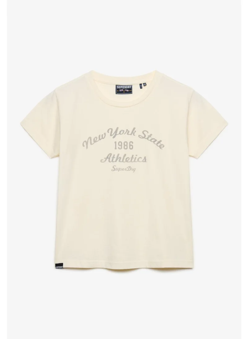 سوبر دراي Athletic Essentials Fitted Graphic T-Shirt