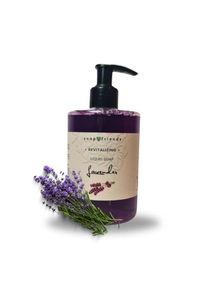 Soap&Friends Soap&Friends Lavender Liquid Soap Tranquil Floral Cleanliness, 300 ml  - Image 1
