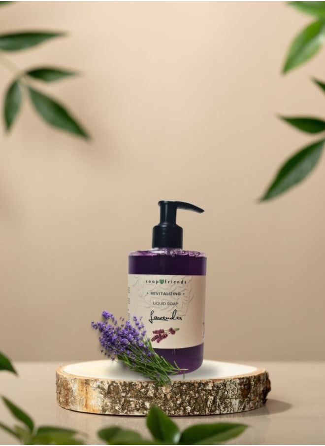 Soap&Friends Soap&Friends Lavender Liquid Soap Tranquil Floral Cleanliness, 300 ml  - Image 5