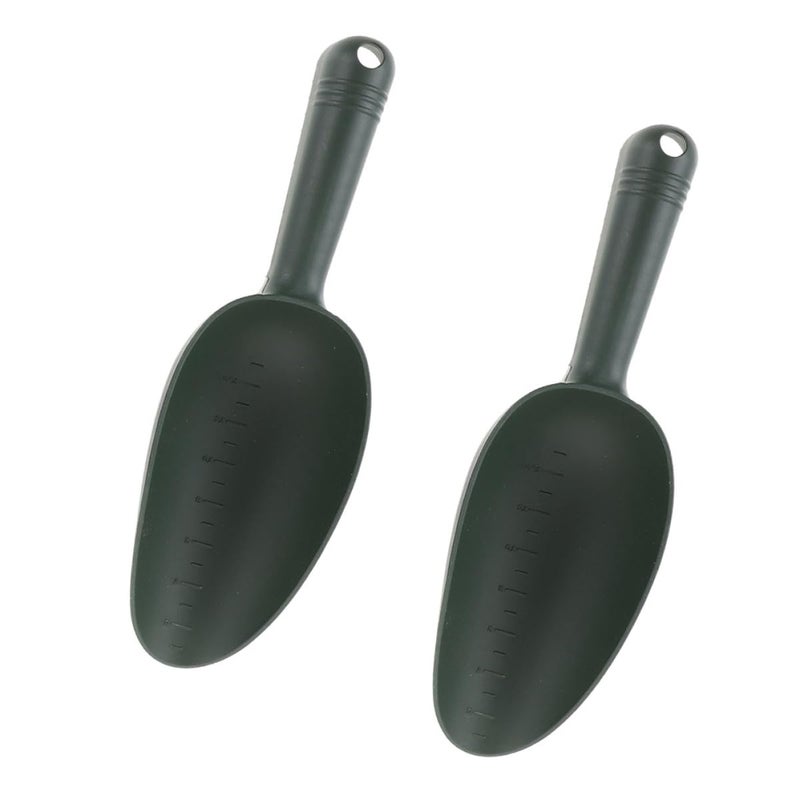 Green Plastic Soil Scoop Set for Gardening Planting Transplanting Succulents Flowers Lightweight Hand Tools - Image 2
