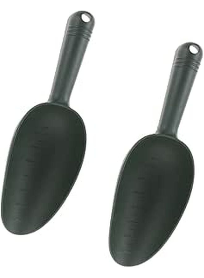 Green Plastic Soil Scoop Set for Gardening Planting Transplanting Succulents Flowers Lightweight Hand Tools - Image 1