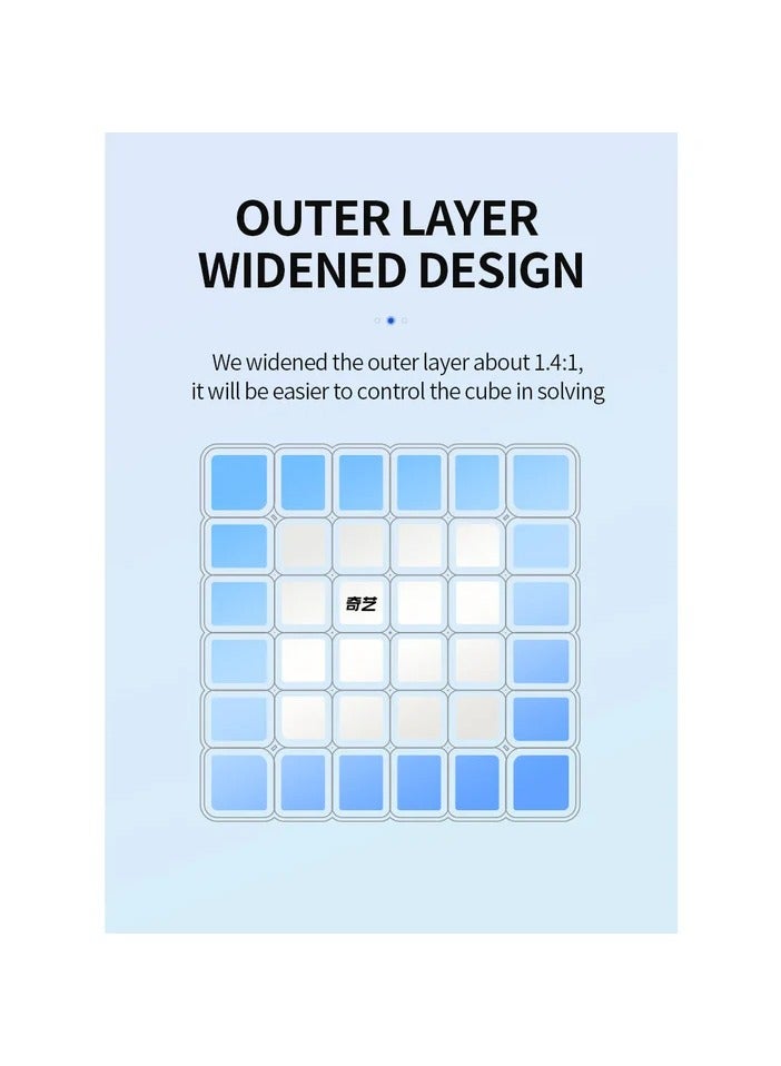 QIYI QIFAN S2 6x6 STICKERLESS NON-MAGNETIC SPEEDCUBE - Image 4